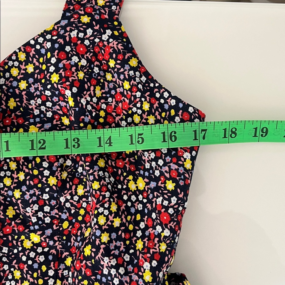 NWT / J.Crew Factory Printed tiered maxi dress in linen-cotton - Picture 10 of 10
